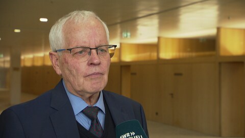 Der Landesvorsitzende der AfD, Emil Sänze, sagt, die Sticker seien unüberlegt gedruckt worden.