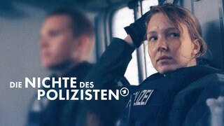 Cover des Films "Die Nichte des Polizisten"  Polizistin Rebecca (Magdalena Laubisch) mit ihren Kollegen auf der Rückfahrt von einem Einsatz