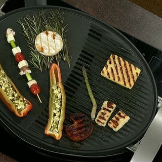 verschiedene Grillkäse-Sorten