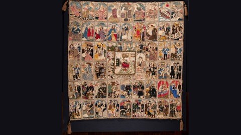Emma Mohr, Staats-Album, 1872-76, gestickter Teppich