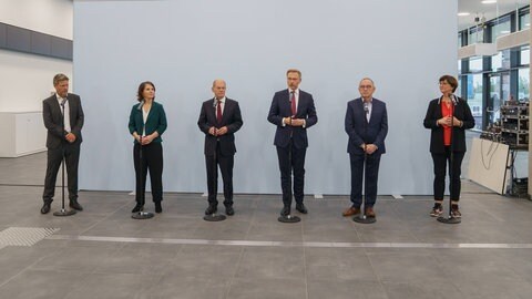 SPD, BÜNDNIS 90DIE GRÜNEN und FDP nach der Bundestagswahl 2021