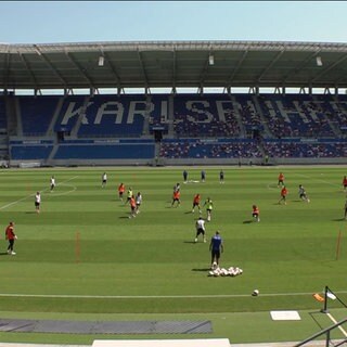 Training im Wildpark Stadion