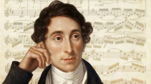 Carl Maria von Weber, 1786-1826, deutscher Komponist, Dirigent und Pianist, digital bearbeitet nach einem Gemälde von Caroline Bardua