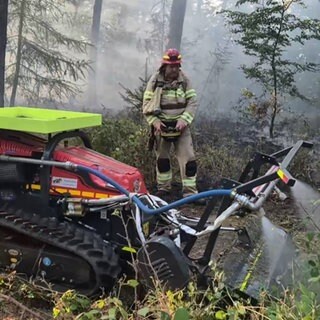 Löschroboter der Feuerwehr