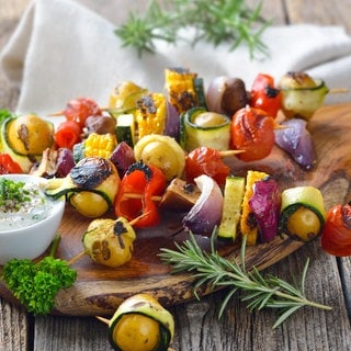Raffiniert mariniert wird Grillgemüse ein Hochgenuss.
