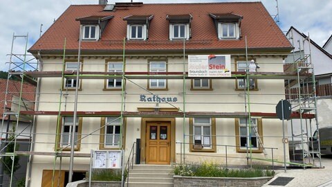 Das sanierte Rathaus in Braunsbach