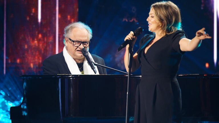 In der „Beatrice Egli Show“ gemeinsam auf der Bühne: Heinz Rudolf Kunze und Annett Louisan.