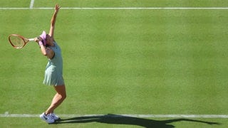 Tatjana Maria bei einem Spiel in London
