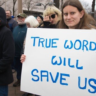 AWP Writers Protest Trumps Policies