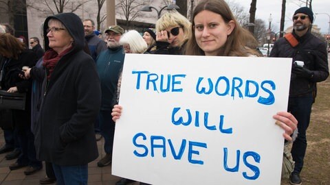 AWP Writers Protest Trumps Policies