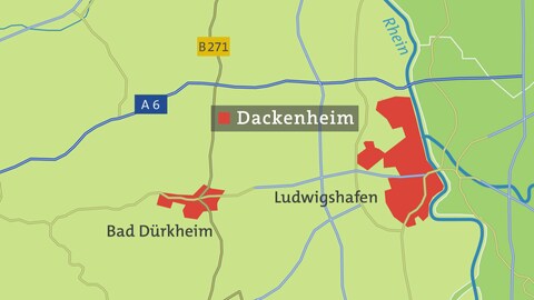 Dackenheim Karte