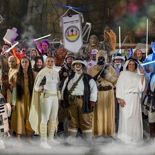 Star-Wars-Cosplayer bei einer Fan-Convention. Symbolfoto.
