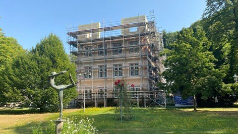 Das Vier-Türme-Haus im Kurpark von Bad Ems wird wieder aufgebaut.