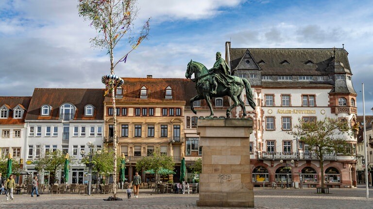 Die Altstadt von Landau in der Pfalz.