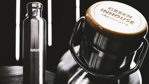 Tatort-Mehrwegflasche für Darsteller & Crew