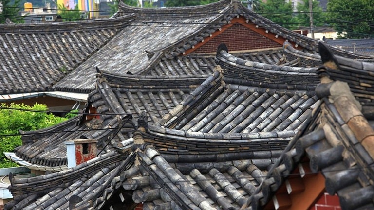 Traditionelle Häuser in Gyoungju