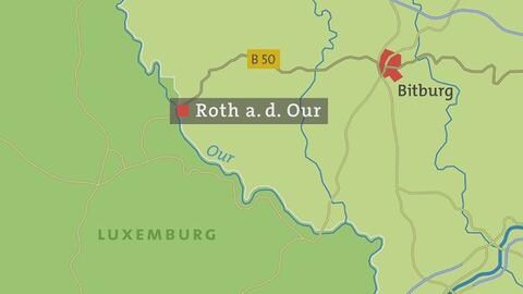 Roth an der Our - Karte