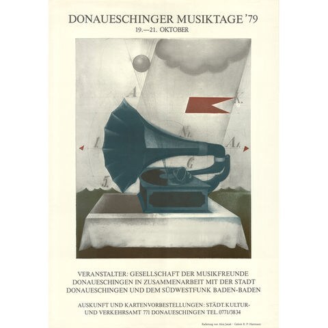 Donaueschinger Musiktage - Plakate 1979 - Alois Janak