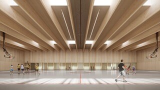 Bis auf Trampolinspringen und rhythmische Sportgymnastik auch alle Sportarten beherbergen können.