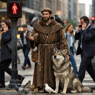 Franz von Assisi (KI generiert)