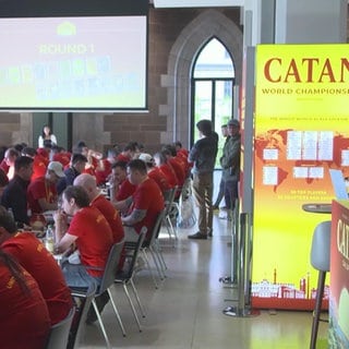 Bei der Catan-WM in Stuttgart