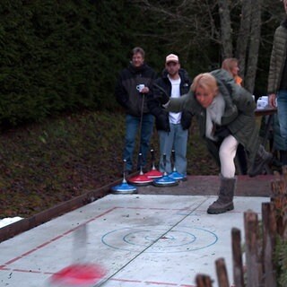 Eisstockbahn in Lenzkirch im Schwarzwald