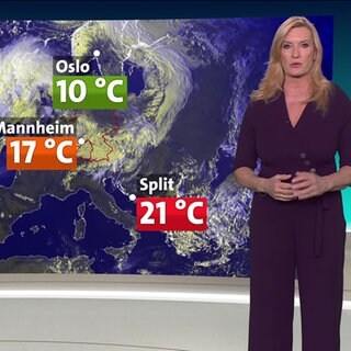 Wetterreporterin Claudia Kleinert