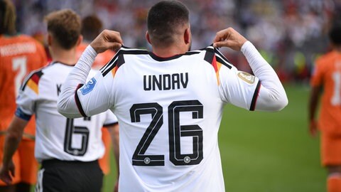 Deniz Undav jubelt nach seinem Tor gegen die Elfenbeinküste