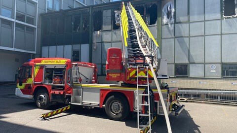 Brand im Theaterlager