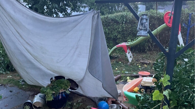 Das Unwetter hat in Höhr-Grenzhausen zahlreiche Schäden verursacht.