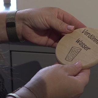 Selbstgemachte Bierdeckel aus der Pfalz