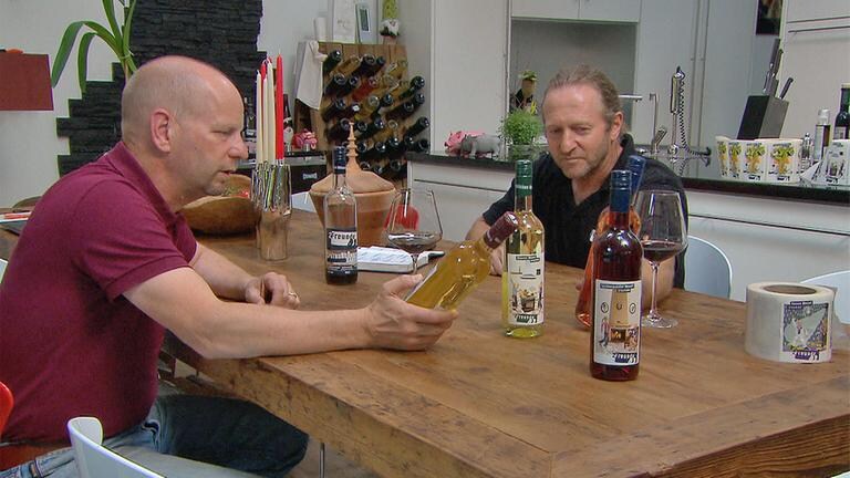 Weinlabel "2 Freunde"