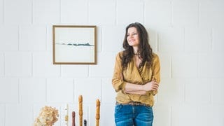 Die Blockflötistin Dorothee Oberlinger