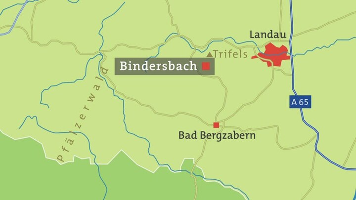 Bindersbach - Karte