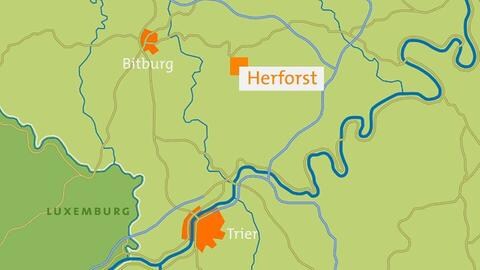 Karte von Herforst