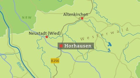 Horhausen - Karte