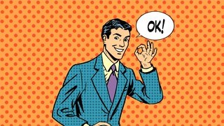 Geschäftsmann macht mit den Fingern Okay-Zeichen (Illustration):  Es scheint als gäbe es kein anderes Wort, das international so verbreitet ist wie "okay". Denn nicht nur in den USA sagt man "okay", sondern auf der ganzen Welt.