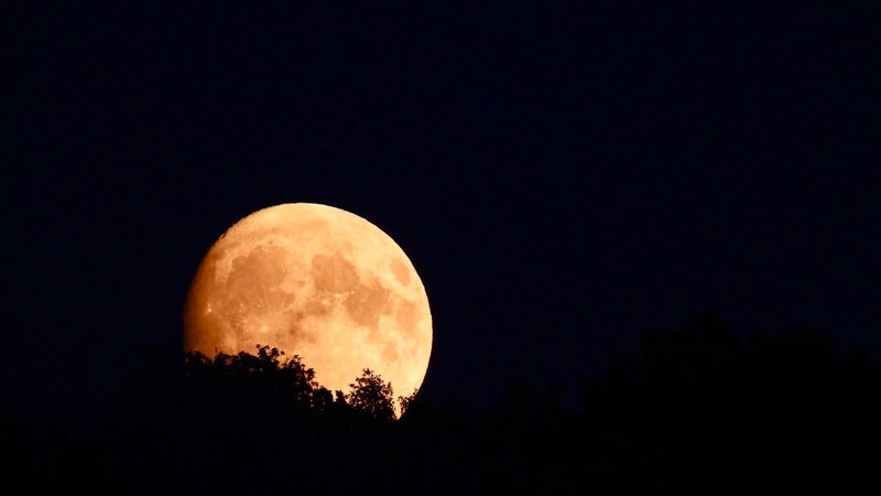 Die Mondfinsternis in Daun-Weiersbach.