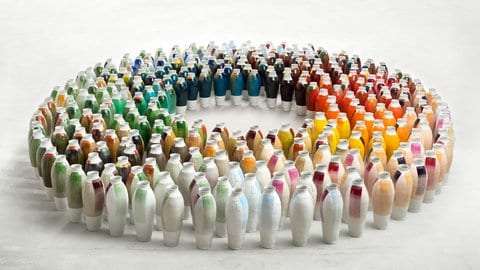 Hella Jongerius, Coloured Vases, Series 3, 2010