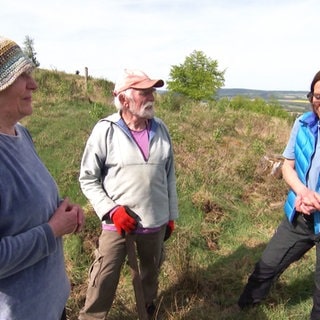 Ulrike Hellwig war mit zwei Waldrettern unterwegs.