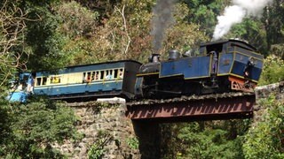 Toy train nennen die Inder die Nilgiri Mountain Railway