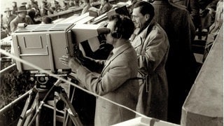 Fernseh-Liveübertragung eines Fußballländerspiels