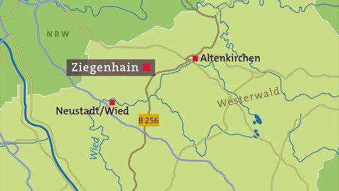 Karte Ziegenhain