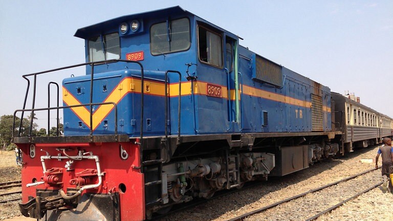 1992er Henschel-Lok in Dodoma.