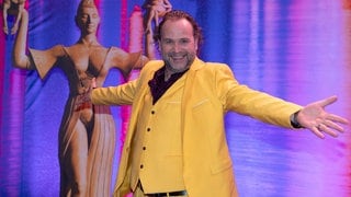 Der Moderator der Konstanzer Fasnacht Rainer Vollmer
