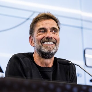 Jürgen Klopp bei der Pressekonferenz