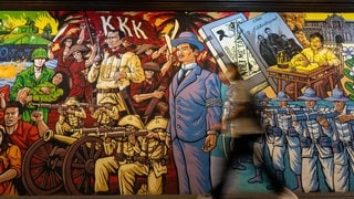 Wandbild von José Rizal 