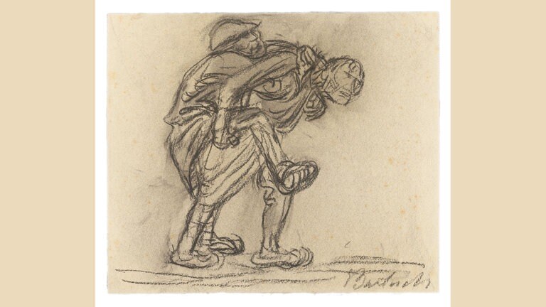 Ernst Barlach, Der Starke trägt den Schwachen, 1919