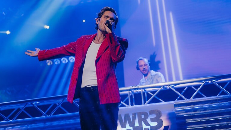 Purple Disco Machine und Moss Kena beim „SWR3 New Pop Festival“ 2025.
