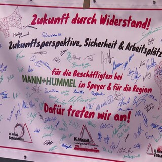 Plakat der IG Metall